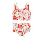 Silky Soft Lace - up Baby Swimsuit - Korean Style Summer Swimwear - Aqova