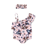 Silky Soft Lace - up Baby Swimsuit - Korean Style Summer Swimwear - Aqova