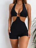Small Breasts Gathered Three - point One - piece Swimsuit Women - Aqova