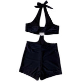 Small Breasts Gathered Three - point One - piece Swimsuit Women - Aqova
