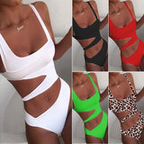 Solid Color One - Piece Swimsuit - Stylish & Flattering Bikini Choice - Aqova