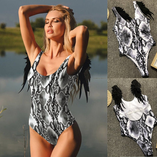 Solid Color Women's Swimwear Bodysuit - Stylish & Comfortable Swim Suit - Aqova