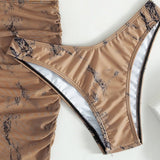 Split Bikini Three - piece Suit - Aqova