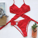 Split strap swimsuit - Aqova