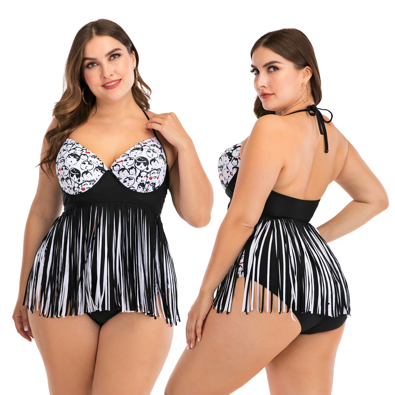 Split to increase fat woman swimsuit - Aqova