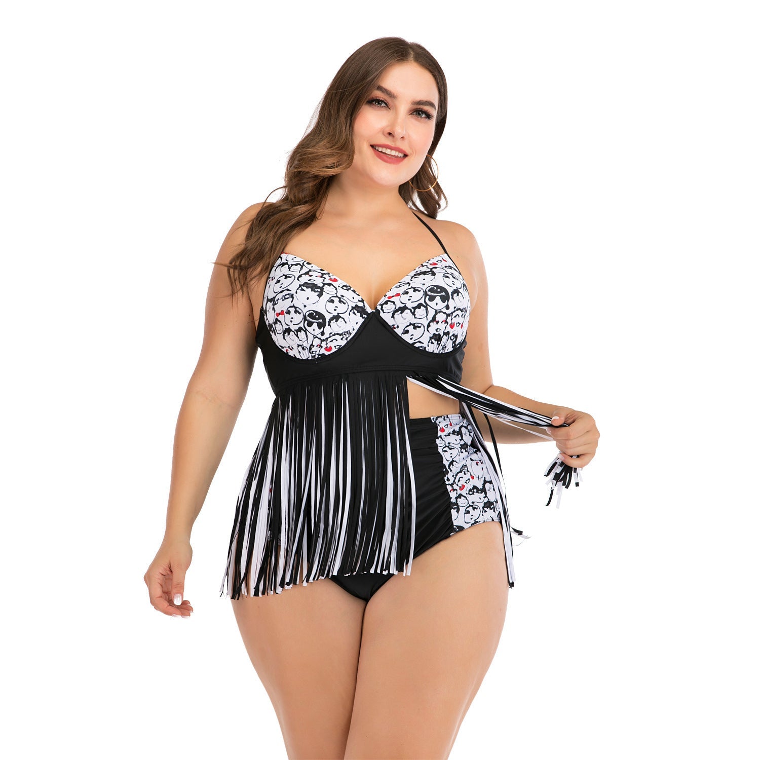 Split to increase fat woman swimsuit - Aqova