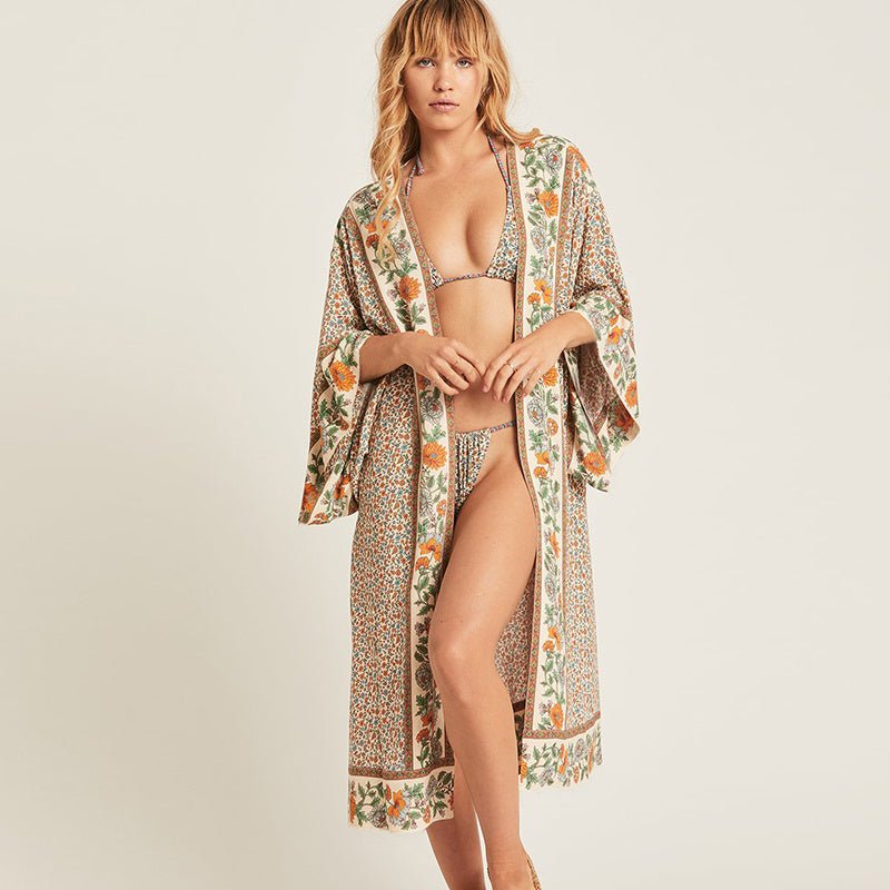 Stylish Cotton Beach Cover Up for Women - Summer Swimwear Tunic Dress - Aqova