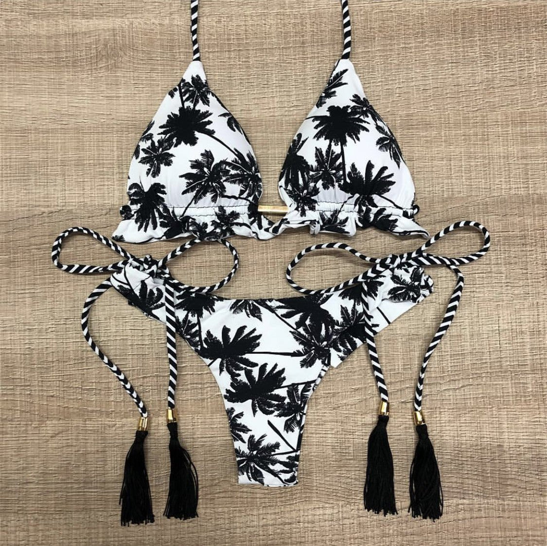 Stylish Floral Print Bikini Swimwear - Comfortable for Summer Fun - Aqova