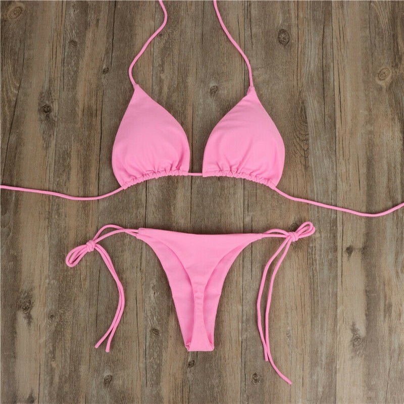 Stylish Halter Neck Bikini Swimsuit for Women - Trendy and Comfortable Swimwear - Aqova