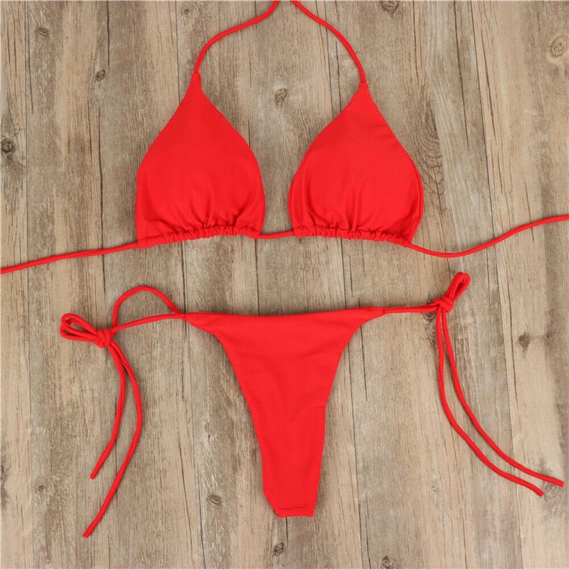Stylish Halter Neck Bikini Swimsuit for Women - Trendy and Comfortable Swimwear - Aqova