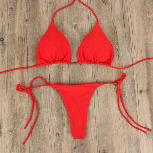 Stylish Halter Neck Bikini Swimsuit for Women - Trendy and Comfortable Swimwear - Aqova