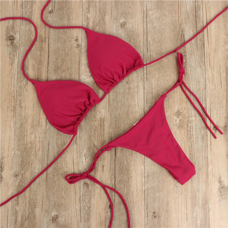 Stylish Halter Neck Bikini Swimsuit for Women - Trendy and Comfortable Swimwear - Aqova