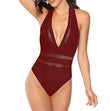 Stylish Mesh Bikini Swimwear - Trendy Beach Essential, Perfect Fit - Aqova