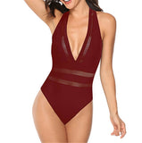 Stylish Mesh Bikini Swimwear - Trendy Beach Essential, Perfect Fit - Aqova