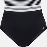 Stylish One - Piece Striped Swimsuit for Women - Perfect for Summer Fun - Aqova