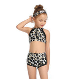 Stylish Parent - Child Swimwear - Floral and Leopard Print Options Available - Aqova