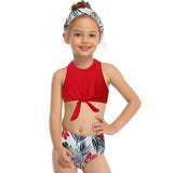 Stylish Parent - Child Swimwear - Floral and Leopard Print Options Available - Aqova