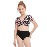 Stylish Parent - Child Swimwear - Floral and Leopard Print Options Available - Aqova