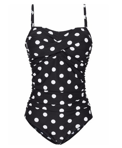 Stylish Plus Size One - Piece Swimsuit - Sexy Open Back Design - Aqova