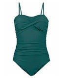 Stylish Plus Size One - Piece Swimsuit - Sexy Open Back Design - Aqova