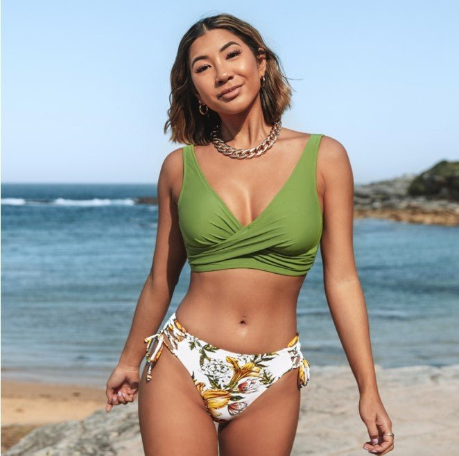 Stylish Bikini Swimsuit for Women - High Elasticity and Durable Fit - Aqova