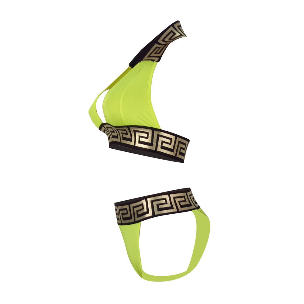 Stylish Two Piece Printed Bikini - Available in Multiple Colors & Sizes - Aqova