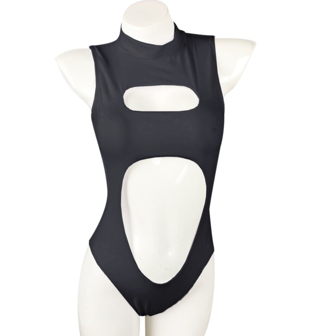 Stylish Zipper Ladies One - Piece Swimsuit - Comfortable Nylon Fabric - Aqova