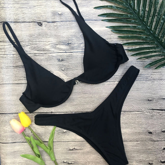 Summer Bikini Swimwear for Women - Stylish Polyester Swimsuit - Aqova