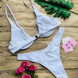 Summer Bikini Swimwear for Women - Stylish Polyester Swimsuit - Aqova