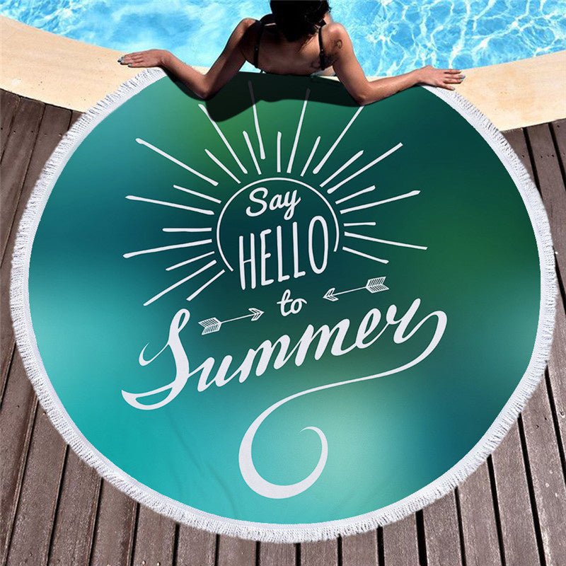 Superfine Microfiber Beach Towel - Soft, Quick - Dry Bath Cushion - Aqova