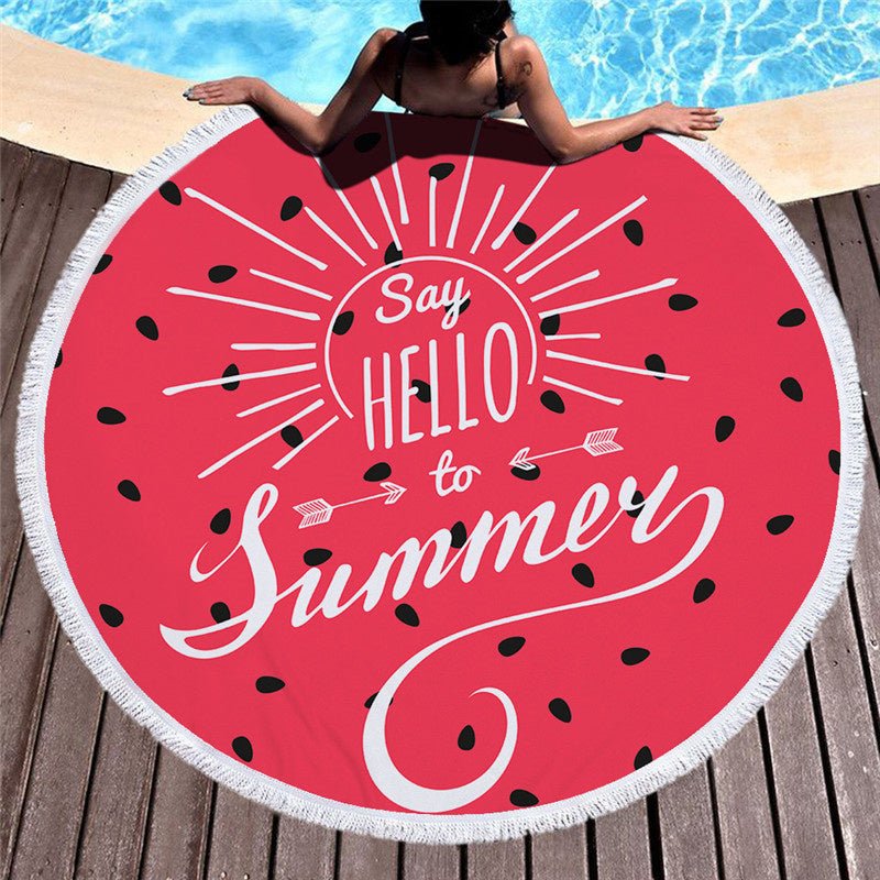 Superfine Microfiber Beach Towel - Soft, Quick - Dry Bath Cushion - Aqova