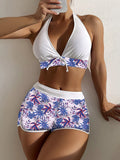 Swimming River Swimwear New Bikini Swimsuit Split Printed Boxers Sexy - Aqova