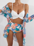 Three Piece Underwire Bikini - Stylish Women's Swimwear Collection - Aqova