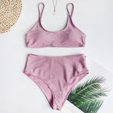 Trendy Bikini Split Swimsuit - Stylish Swimwear for Summer Fun - Aqova