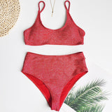 Trendy Bikini Split Swimsuit - Stylish Swimwear for Summer Fun - Aqova