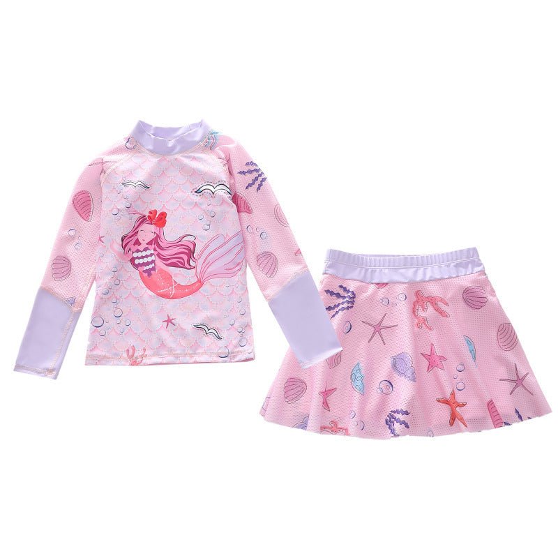 Trendy Children's Split Skirt Swimsuit - Comfortable & Stylish Swimwear - Aqova
