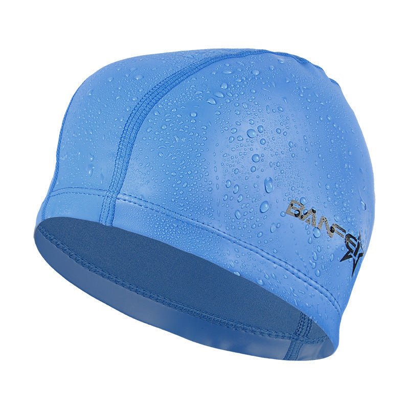 Waterproof Swimming Cap - Durable PU Coating for Ultimate Comfort - Aqova