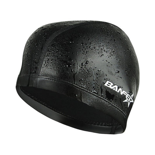 Waterproof Swimming Cap - Durable PU Coating for Ultimate Comfort - Aqova