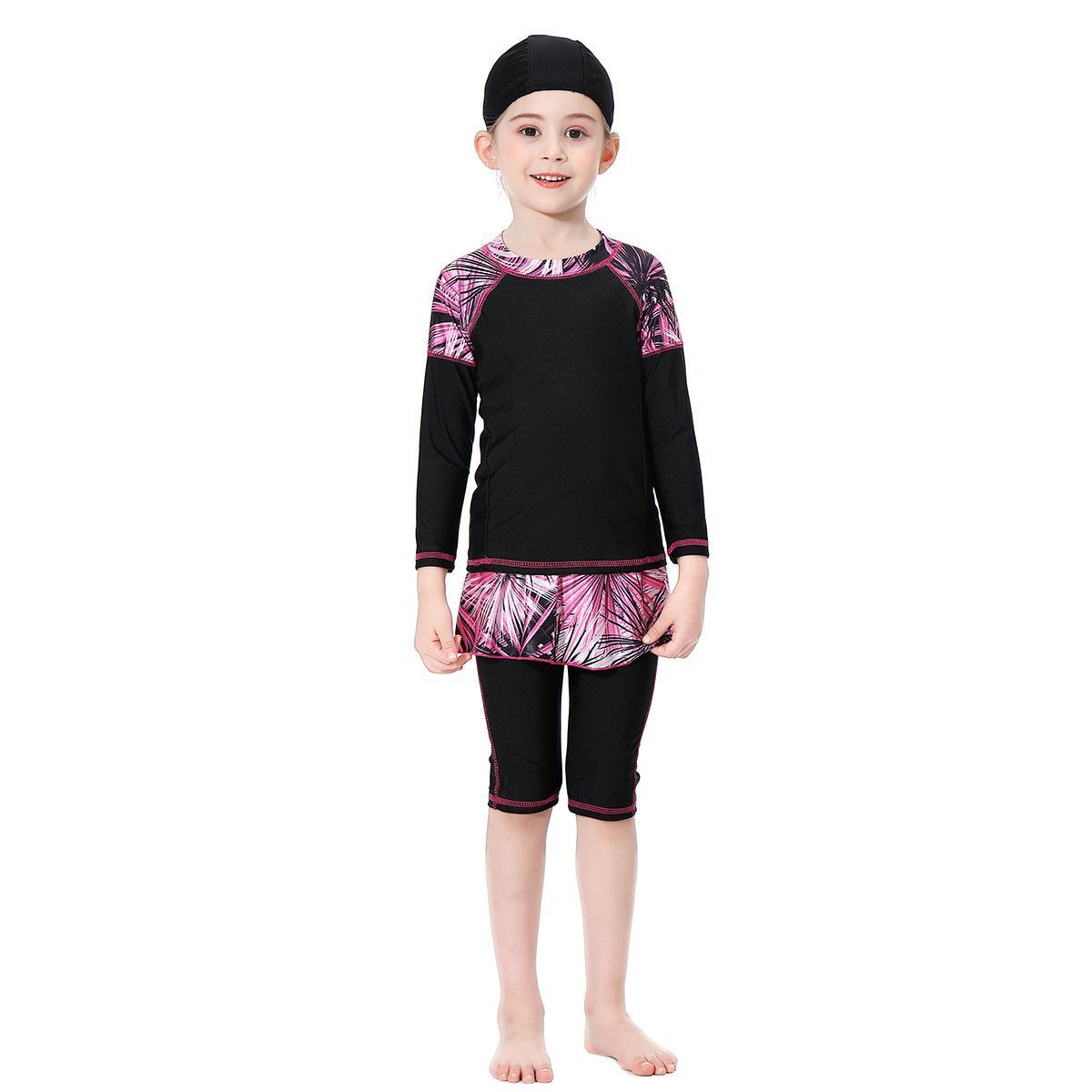Women's Conservative Long Sleeve Swimsuit - Sizes 90cm to 160cm - Aqova