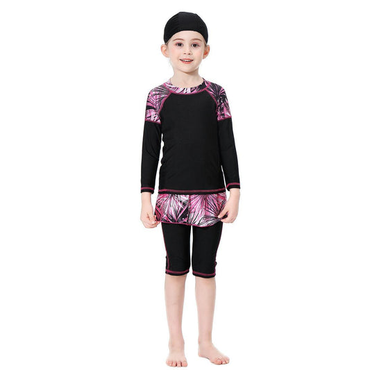 Women's Conservative Long Sleeve Swimsuit - Sizes 90cm to 160cm - Aqova