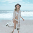 Women's Crochet Knitted Beach Cover - Up Dress - Sun Protection Tunic - Aqova