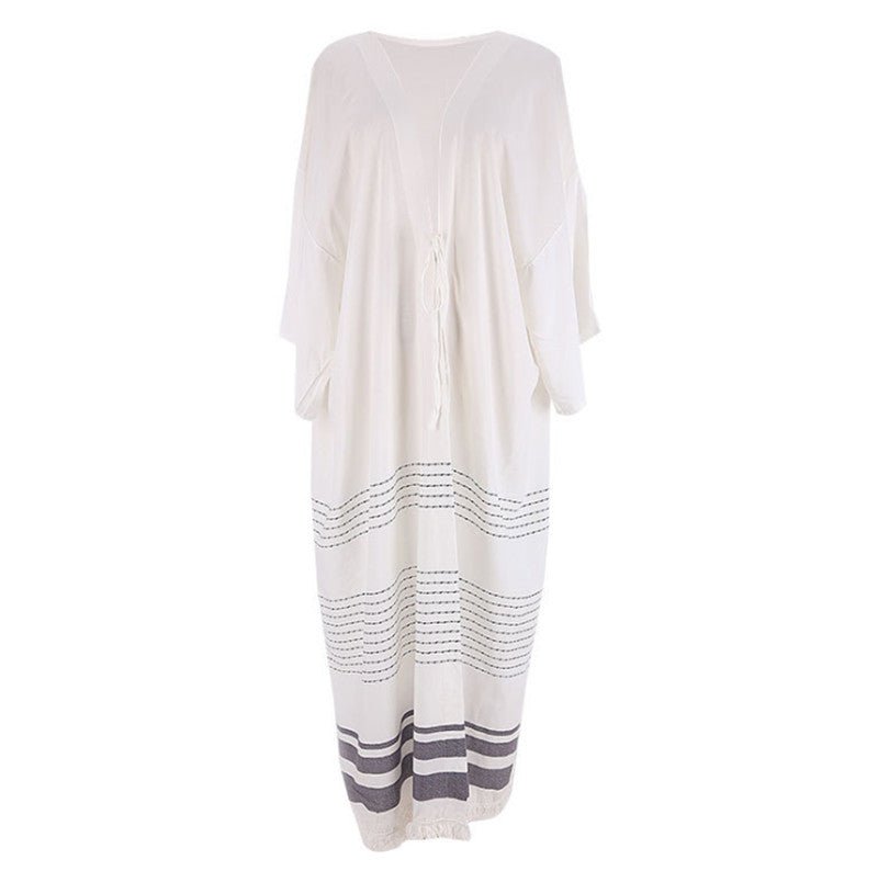 Women's Crochet Knitted Beach Cover - Up Dress - Sun Protection Tunic - Aqova