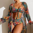 Women's Long Blouse Split Bikini Plus Size Suit - Aqova