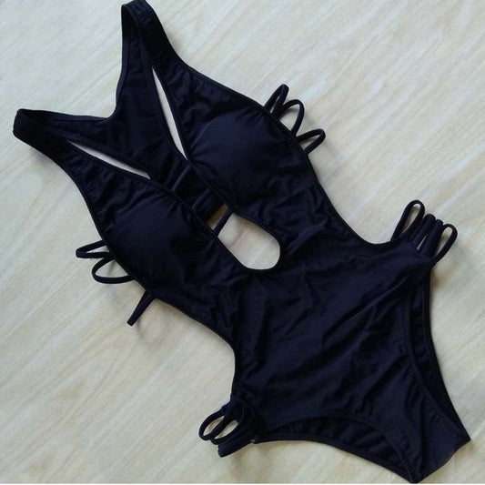 Women's One Piece Printed Bikini Swimsuit - Quick - Drying, Eco - Friendly Design - Aqova