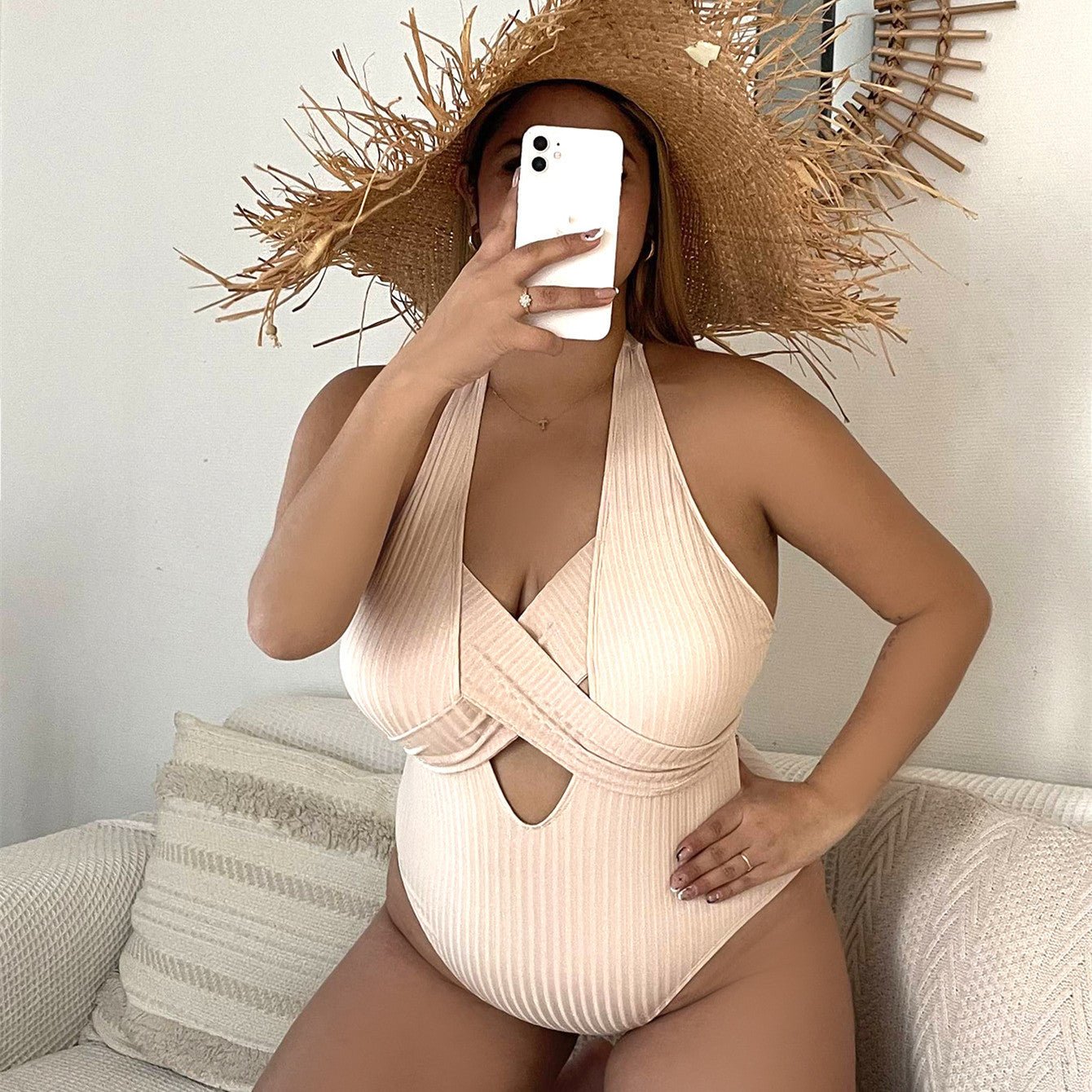 Women's Plus Size One Piece Swimwear - Stylish and Comfortable for All Sizes - Aqova