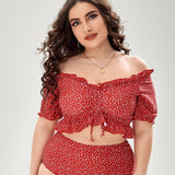 Women's Plus Size Split Bikini - Comfortable Swimwear for Adults in 3 Colors - Aqova