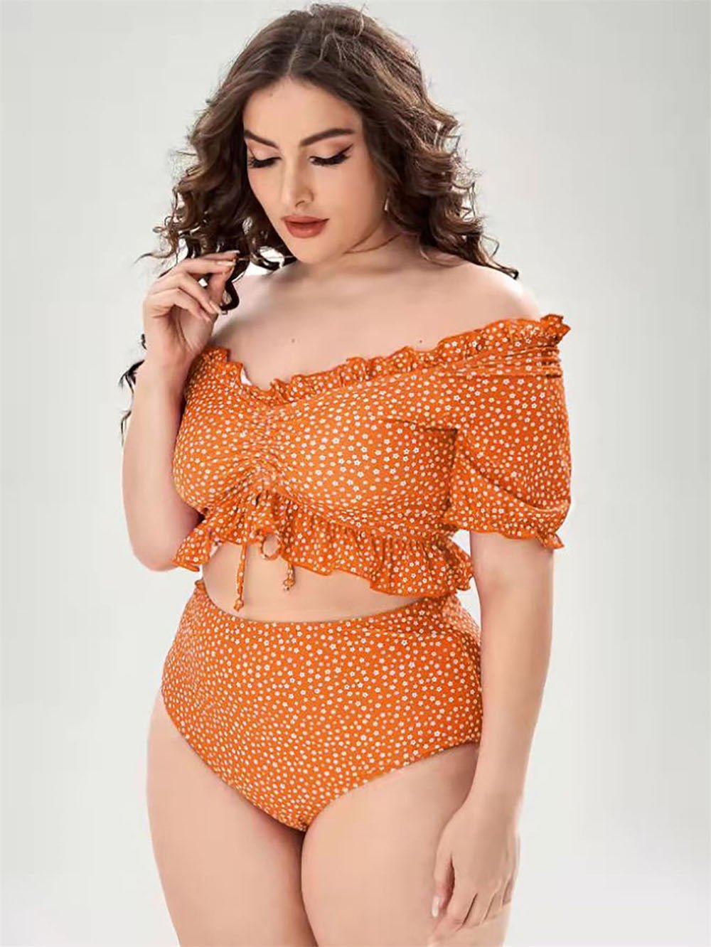 Women's Plus Size Split Bikini - Comfortable Swimwear for Adults in 3 Colors - Aqova