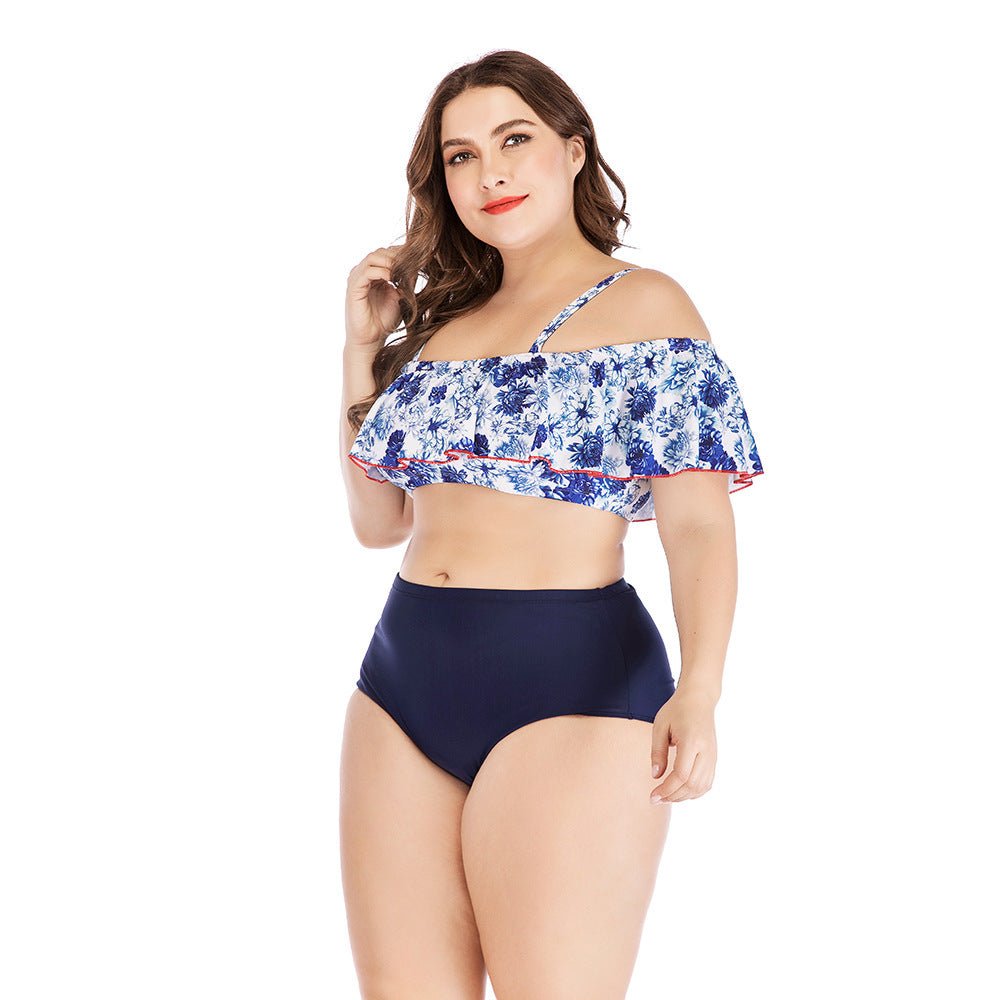 Women's printed plus size swimsuit - Aqova