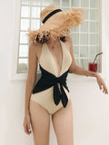Women's retro one - piece bikini - Aqova