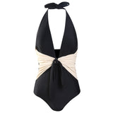 Women's retro one - piece bikini - Aqova